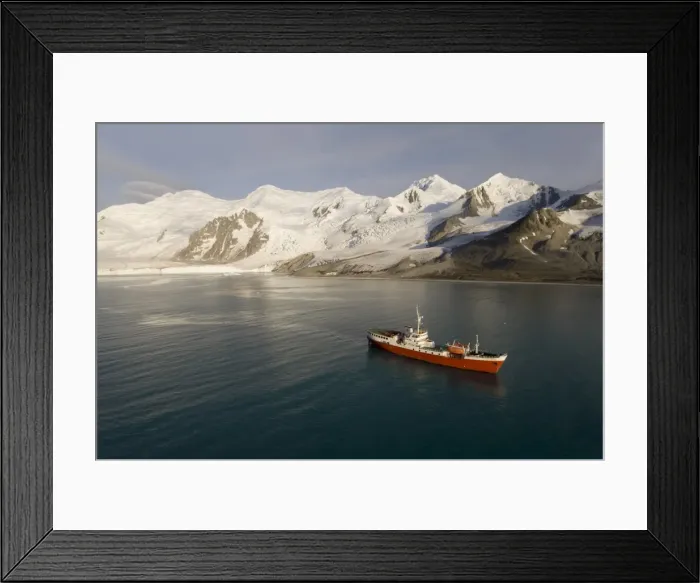 Framed Print : Antarctic Dream ship, False Bay, Livingston Island, South Shetland Islands Framed Print : Antarctic Dream ship, False Bay, Livingston Island, South Shetland Islands
