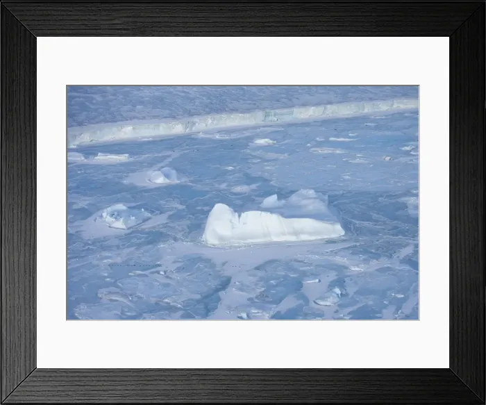 Framed Print : Icebergs and pack ice seen on heli flight from Russian icebreaker, Kapitan Khlebnikov Framed Print : Icebergs and pack ice seen on heli flight from Russian icebreaker, Kapitan Khlebnikov