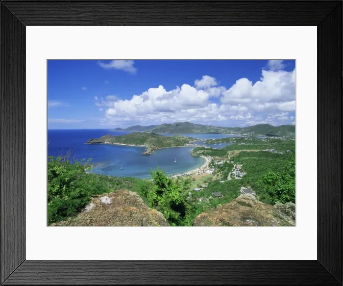 Framed Print : English Harbour, location of Nelsons dockyard, Antigua, Caribbean Framed Print : English Harbour, location of Nelsons dockyard, Antigua, Caribbean