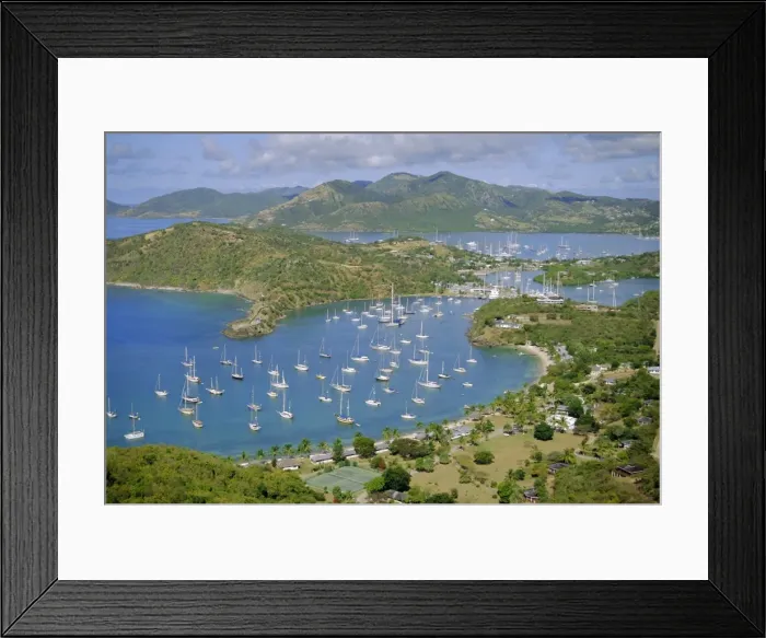 Framed Print : English Harbour, Antigua, Caribbean, West Indies Framed Print : English Harbour, Antigua, Caribbean, West Indies