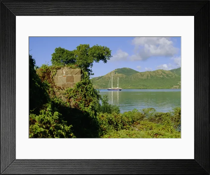 Framed Print : Falmouth Harbour, Antigua, Caribbean, West Indies Framed Print : Falmouth Harbour, Antigua, Caribbean, West Indies