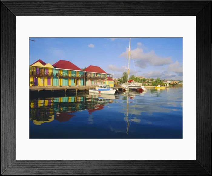 Framed Print : Heritage Quay, St Johns, capital of Antigua Framed Print : Heritage Quay, St Johns, capital of Antigua