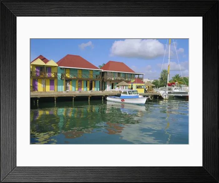 Framed Print : Heritage Quay, St. Johns, Antigua, Caribbean Framed Print : Heritage Quay, St. Johns, Antigua, Caribbean
