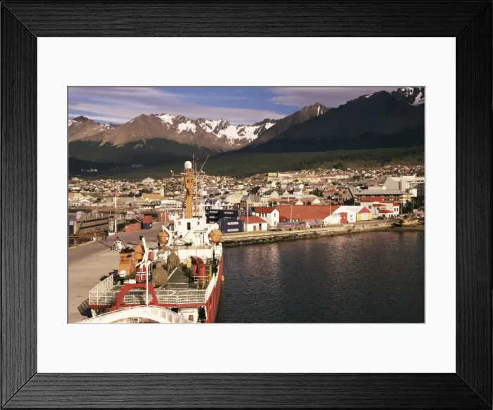 Framed Print : Ushuaia, Argentina, South America Framed Print : Ushuaia, Argentina, South America