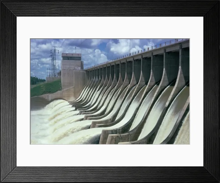 Framed Print : Rio Hondo Dam on Rio Dulce, Argentina, South America Framed Print : Rio Hondo Dam on Rio Dulce, Argentina, South America