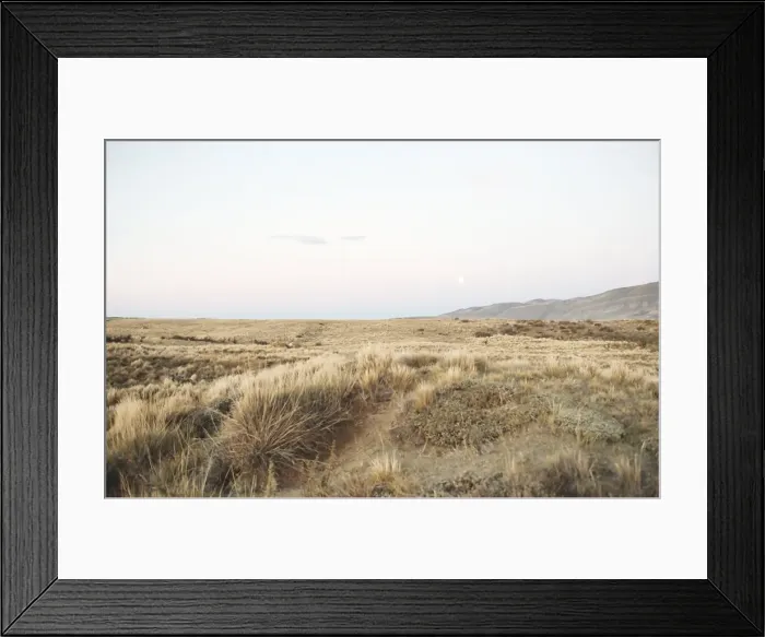 Framed Print : Moonrise over El Calafate, Patagonia, Argentina, South America Framed Print : Moonrise over El Calafate, Patagonia, Argentina, South America