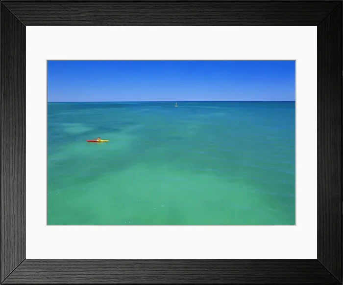 Framed Print : Canoeist, Glenelg, Adelaide, South Australia, Australia, Pacific Framed Print : Canoeist, Glenelg, Adelaide, South Australia, Australia, Pacific