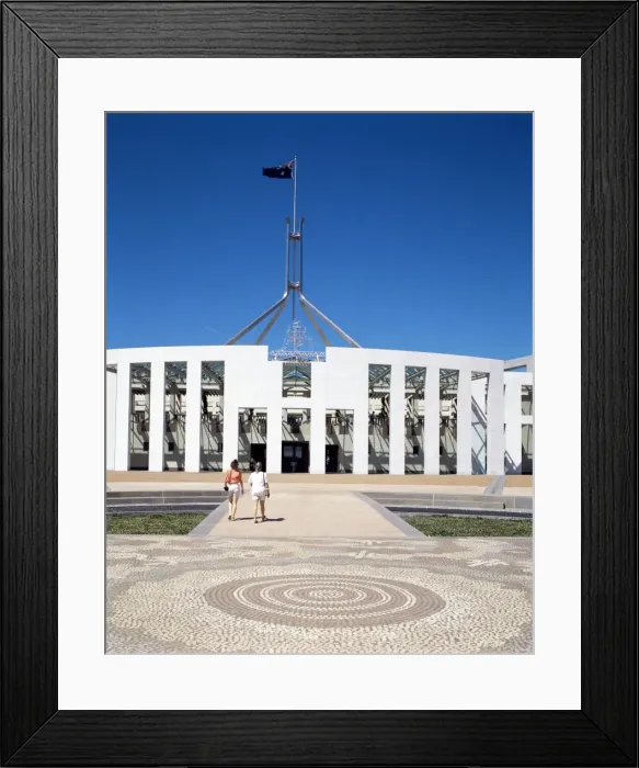 Framed Print : New Parliament Building, Canberra, Australian Capital Territory, Australia, Pacific