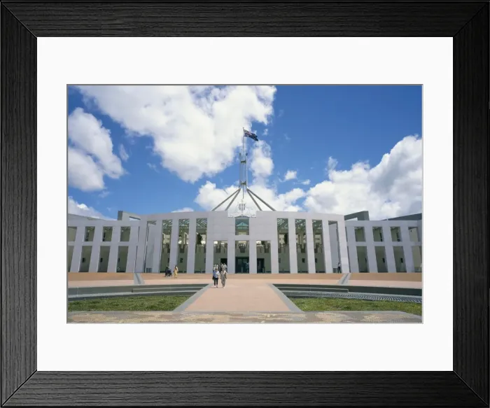 Framed Print : Parliament House, Capital Hill, Canberra, A. C. T. (Australian Capital Territory) Framed Print : Parliament House, Capital Hill, Canberra, A. C. T. (Australian Capital Territory)