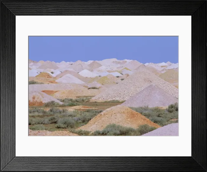Framed Print : Opal Mines at Coober Pedy, South Australia ALPHA Framed Print : Opal Mines at Coober Pedy, South Australia ALPHA