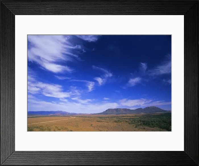 Framed Print : Rawnsley Bluff from Pugilist Hill, Flinders Range, South Australia, Australia Framed Print : Rawnsley Bluff from Pugilist Hill, Flinders Range, South Australia, Australia