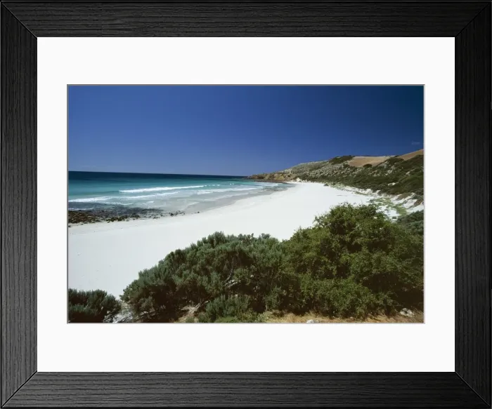 Framed Print : Stokes Bay on north coast, Kangaroo Island, South Australia, Australia, Pacific Framed Print : Stokes Bay on north coast, Kangaroo Island, South Australia, Australia, Pacific
