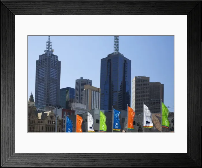 Framed Print : City centre, Melbourne, Victoria, Australia, Pacific Framed Print : City centre, Melbourne, Victoria, Australia, Pacific
