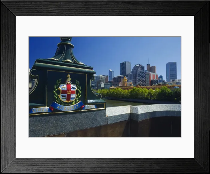 Framed Print : City centre, Melbourne, Victoria, Australia, Pacific Framed Print : City centre, Melbourne, Victoria, Australia, Pacific