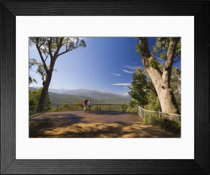 Framed Print : Lookout, Geehi, Kosciuszko National Park, New South Wales, Australia, Pacific