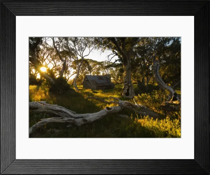 Framed Print : Wallaces Hut, Bogong High Plains, Apline National Park, Victoria, Australia, Pacific Framed Print : Wallaces Hut, Bogong High Plains, Apline National Park, Victoria, Australia, Pacific