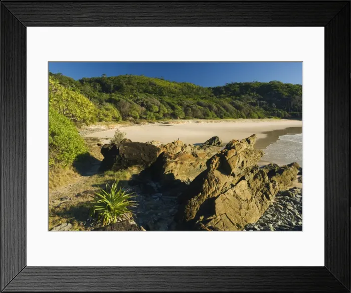 Framed Print : Kings Beach, Broken Head National Reserve, Byron Bay, New South Wales, Australia, Pacific Framed Print : Kings Beach, Broken Head National Reserve, Byron Bay, New South Wales, Australia, Pacific