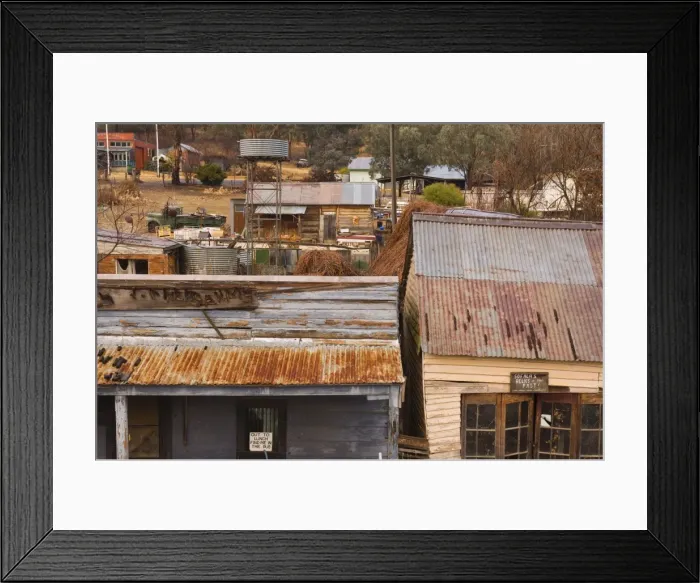 Framed Print : Houses, Sofala, historic gold mining town, New South Wales, Australia, Pacific Framed Print : Houses, Sofala, historic gold mining town, New South Wales, Australia, Pacific
