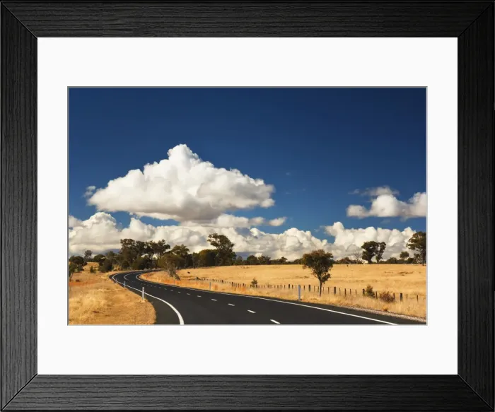 Framed Print : Road, near Armidale, New South Wales, Australia, Pacific Framed Print : Road, near Armidale, New South Wales, Australia, Pacific