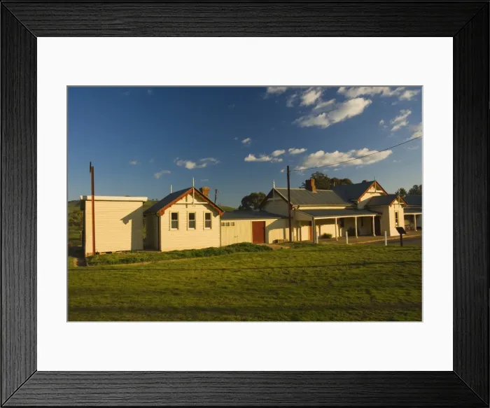 Framed Print : Old Railway Station, Gundagai, New South Wales, Australia, Pacific Framed Print : Old Railway Station, Gundagai, New South Wales, Australia, Pacific