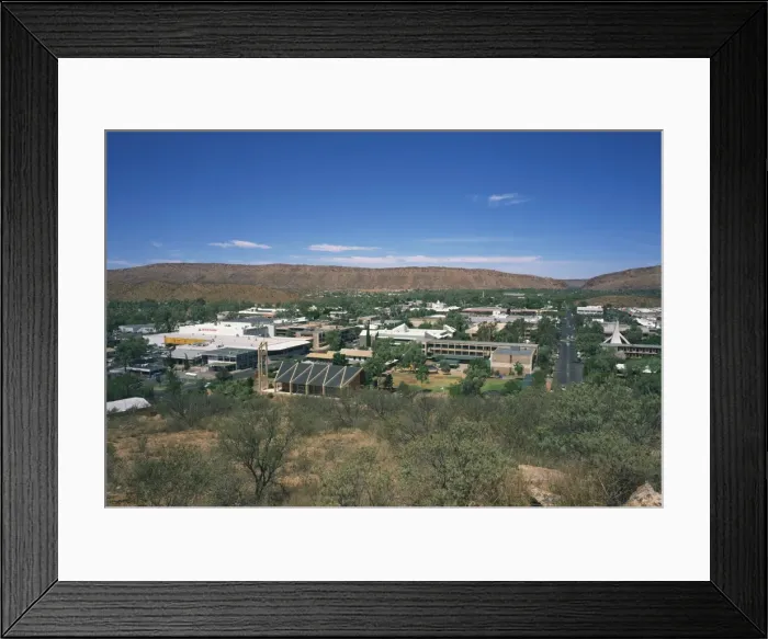 Framed Print : The town of Alice Springs, viewed from Anzac Hill, Northern Territory, Australia, Pacific Framed Print : The town of Alice Springs, viewed from Anzac Hill, Northern Territory, Australia, Pacific