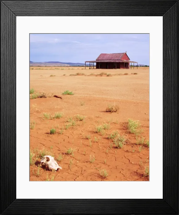Framed Print : A shack in the Outback, New South Wales, Australia Framed Print : A shack in the Outback, New South Wales, Australia