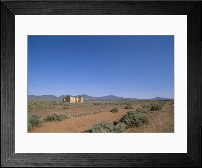 Framed Print : Abandoned settlers hut, Flinders Range, South Australia, Australia, Pacific Framed Print : Abandoned settlers hut, Flinders Range, South Australia, Australia, Pacific