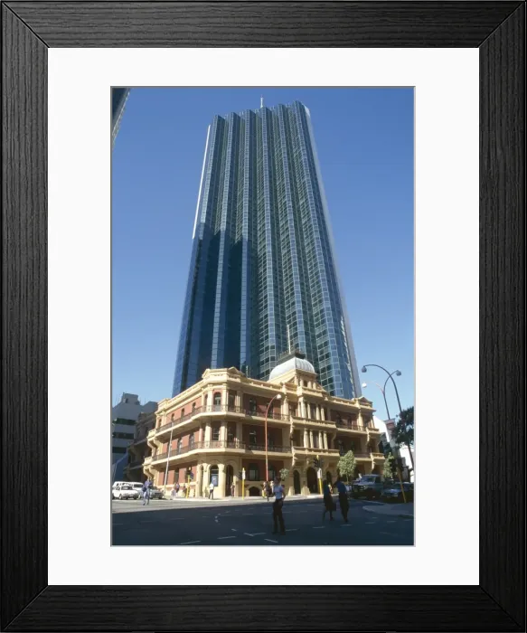 Framed Print : Old and new buildings, Perth, Western Australia, Australia, Pacific Framed Print : Old and new buildings, Perth, Western Australia, Australia, Pacific