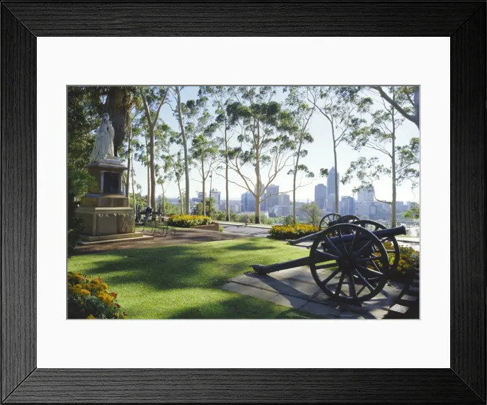 Framed Print : Perth from City Park, Western Australia, Australia Framed Print : Perth from City Park, Western Australia, Australia