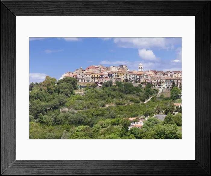 Framed Print : Capoliveri, Island of Elba, Livorno Province, Tuscany, Italy, Europe