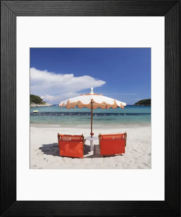 Framed Print : Fetovaia Beach, Island of Elba, Livorno Province, Tuscany, Italy, Europe