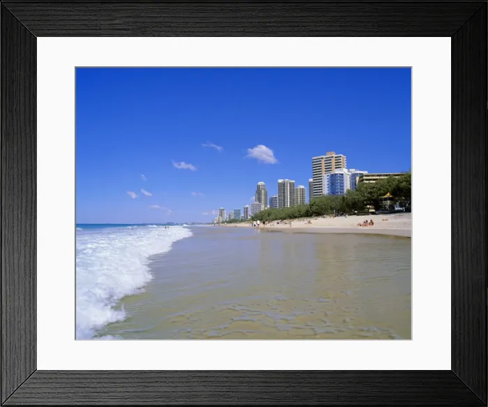 Framed Print : Surfers Paradise, the Gold Coast, Queensland, Australia Framed Print : Surfers Paradise, the Gold Coast, Queensland, Australia