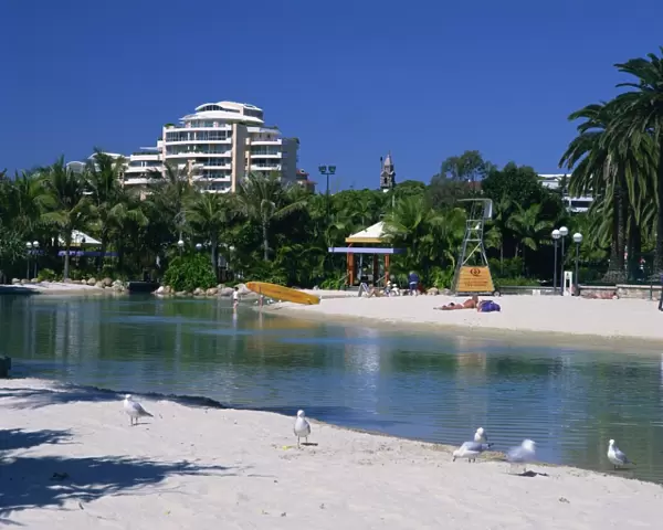 The Lagoon at South Bank in Brisbane, Queensland, Australia, Pacific