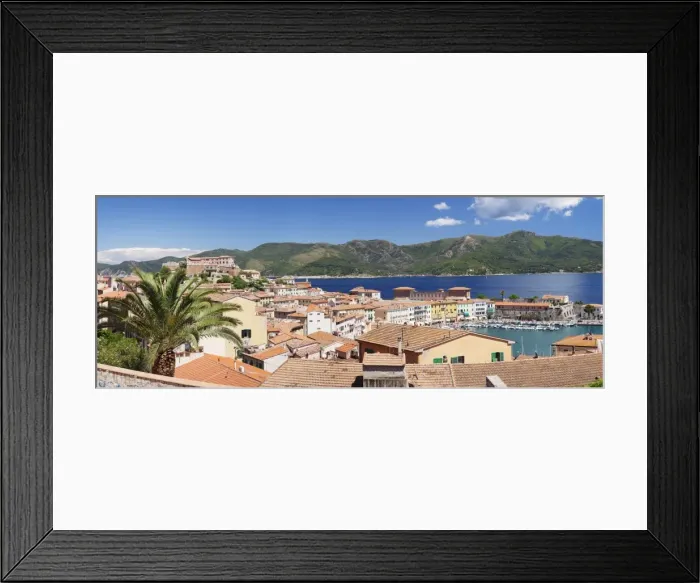 Framed Print : Old town, Fort Stella Fortress and harbour, Portoferraio, Island of Elba, Livorno Province Framed Print : Old town, Fort Stella Fortress and harbour, Portoferraio, Island of Elba, Livorno Province