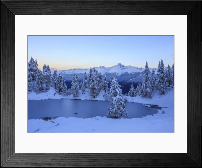 Framed Print : The frozen Casera Lake in autumn. Livrio Valley, Orobie Alps, Valtellina, Lombardy Framed Print : The frozen Casera Lake in autumn. Livrio Valley, Orobie Alps, Valtellina, Lombardy