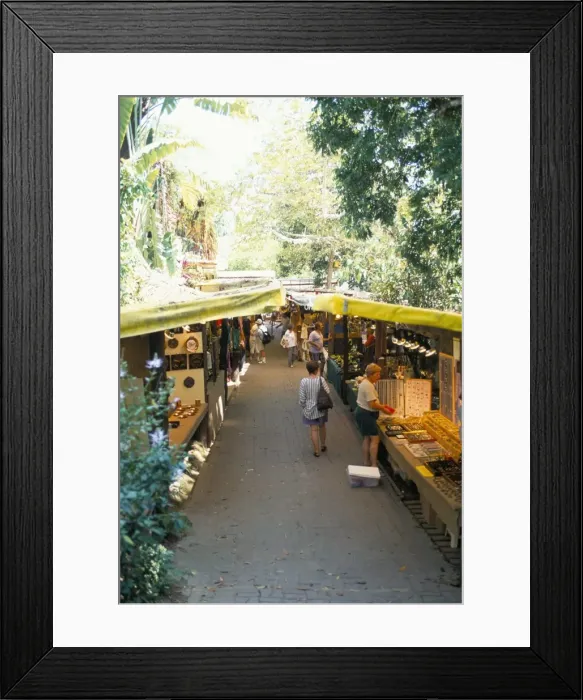 Framed Print : Kuranda market, Queensland, Australia, Pacific Framed Print : Kuranda market, Queensland, Australia, Pacific