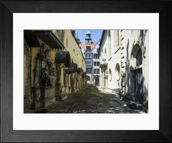 Framed Print : Trinity Churchs cemetery grave markers, Church of the Holy Trinity, Regensburg Framed Print : Trinity Churchs cemetery grave markers, Church of the Holy Trinity, Regensburg