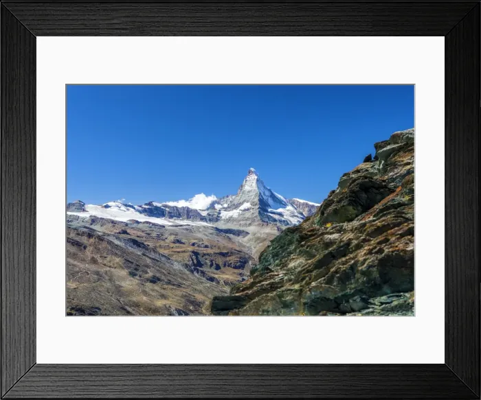 Framed Print : Overview of the Matterhorn. Zermatt, Canton of Valais, Pennine Alps, Swiss Alps Framed Print : Overview of the Matterhorn. Zermatt, Canton of Valais, Pennine Alps, Swiss Alps