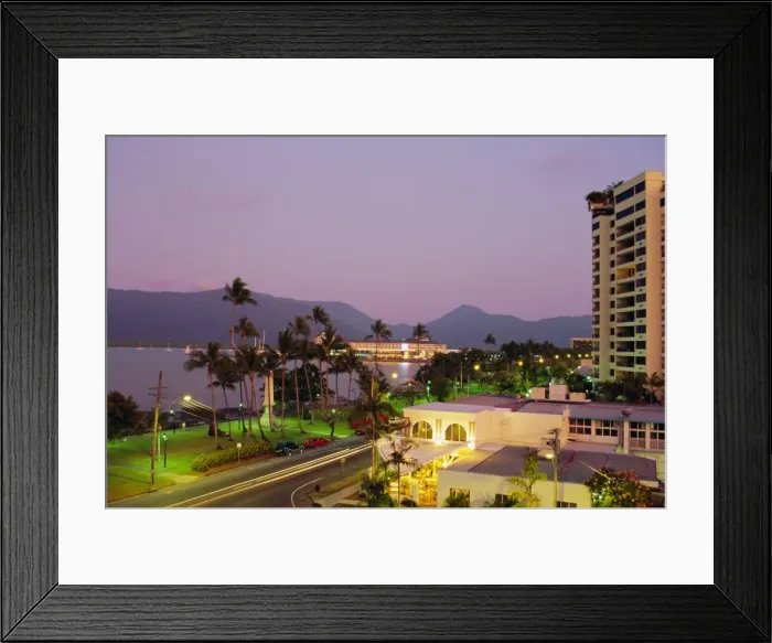 Framed Print : Evening in Cairns, Queensland, Australia Framed Print : Evening in Cairns, Queensland, Australia