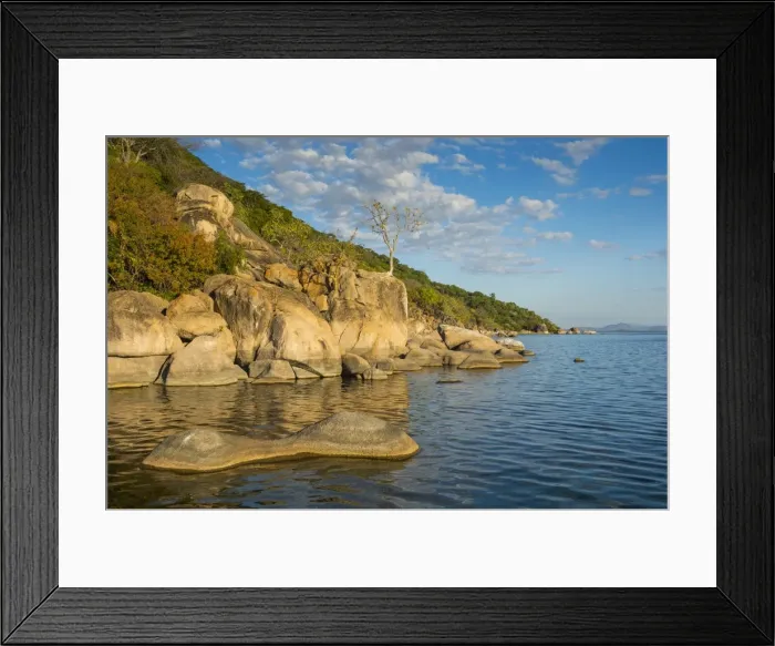 Framed Print : Otter Point at sunset, Cape Maclear, Lake Malawi National Park, UNESCO World Heritage Site Framed Print : Otter Point at sunset, Cape Maclear, Lake Malawi National Park, UNESCO World Heritage Site