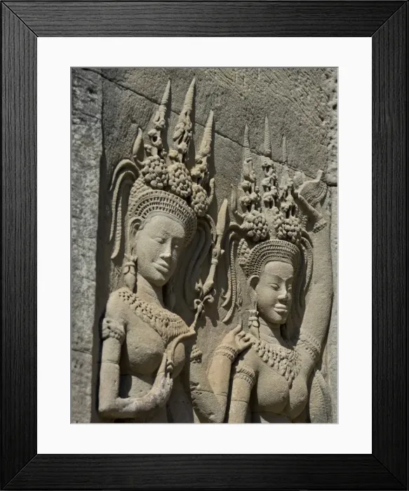 Framed Print : Detail of carvings, Angkor Wat Archaeological Park, UNESCO World Heritage Site, Siem Reap Framed Print : Detail of carvings, Angkor Wat Archaeological Park, UNESCO World Heritage Site, Siem Reap