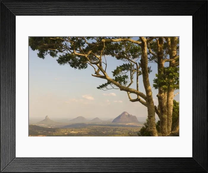 Framed Print : Glass House Mountains, Queensland, Australia, Pacific Framed Print : Glass House Mountains, Queensland, Australia, Pacific