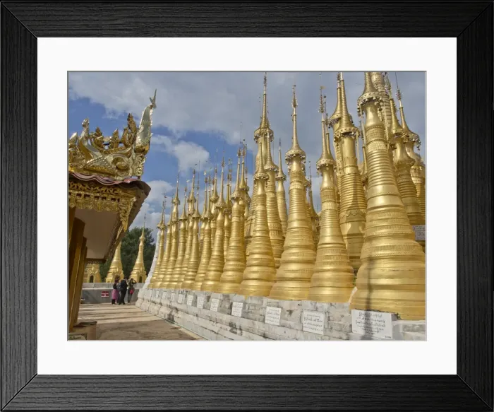 Framed Print : Chinese tourists visit Buddhist temples in the Inle Lake region, Shan State, Myanmar (Burma) Framed Print : Chinese tourists visit Buddhist temples in the Inle Lake region, Shan State, Myanmar (Burma)