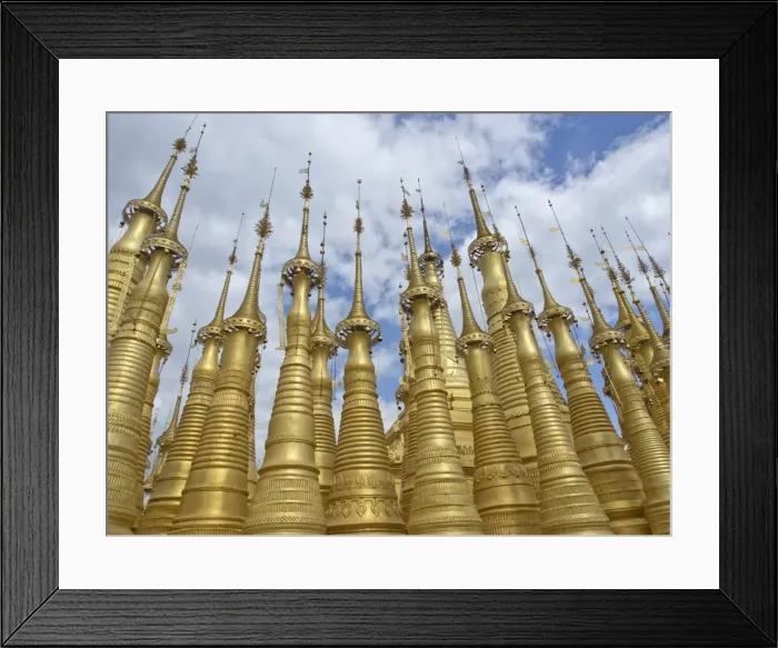 Framed Print : Old Buddhist temple in the Inle Lake region, Shan State, Myanmar (Burma), Asia Framed Print : Old Buddhist temple in the Inle Lake region, Shan State, Myanmar (Burma), Asia