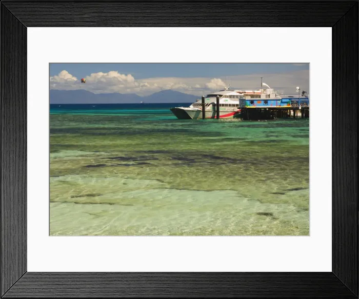 Framed Print : Green Island, Great Barrier Reef, Cairns, Queensland, Australia, Pacific Framed Print : Green Island, Great Barrier Reef, Cairns, Queensland, Australia, Pacific