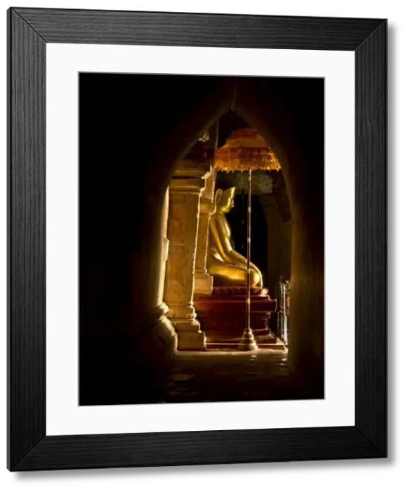 Framed Print : Statue in one of the Buddhist temples of Bagan (Pagan), Myanmar (Burma), Asia Framed Print : Statue in one of the Buddhist temples of Bagan (Pagan), Myanmar (Burma), Asia
