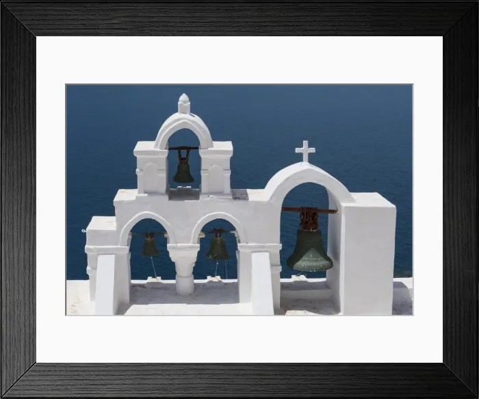 Framed Print : Church bells, Oia, Santorini, Cyclades, Greek Islands, Greece, Europe Framed Print : Church bells, Oia, Santorini, Cyclades, Greek Islands, Greece, Europe