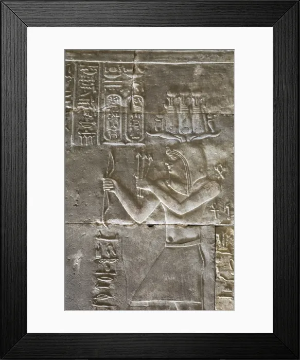 Framed Print : Relief of a Priest, Temple of Horus, Edfu, Egypt, North Africa, Africa Framed Print : Relief of a Priest, Temple of Horus, Edfu, Egypt, North Africa, Africa