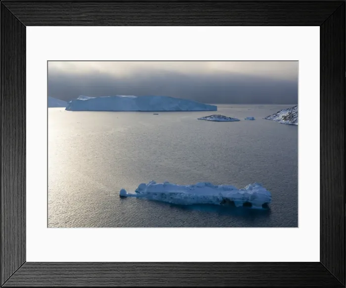 Framed Print : Icebergs in Ilulissat icefjord, UNESCO World Heritage Site, Greenland, Denmark, Polar Framed Print : Icebergs in Ilulissat icefjord, UNESCO World Heritage Site, Greenland, Denmark, Polar