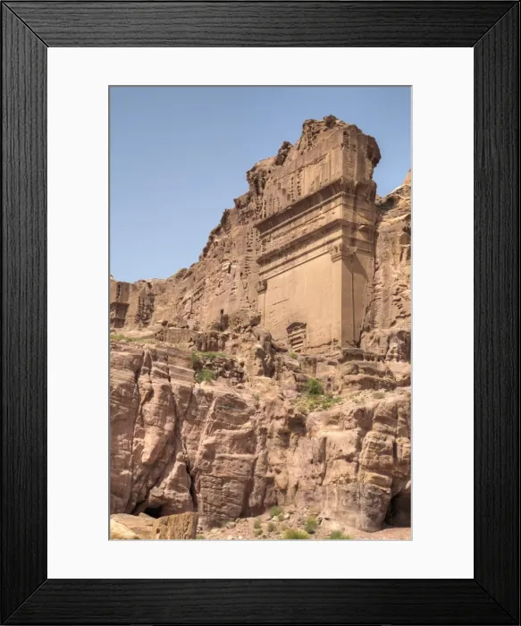 Framed Print : Uneishu Tomb, Petra, UNESCO World Heritage Site, Jordan, Middle East Framed Print : Uneishu Tomb, Petra, UNESCO World Heritage Site, Jordan, Middle East